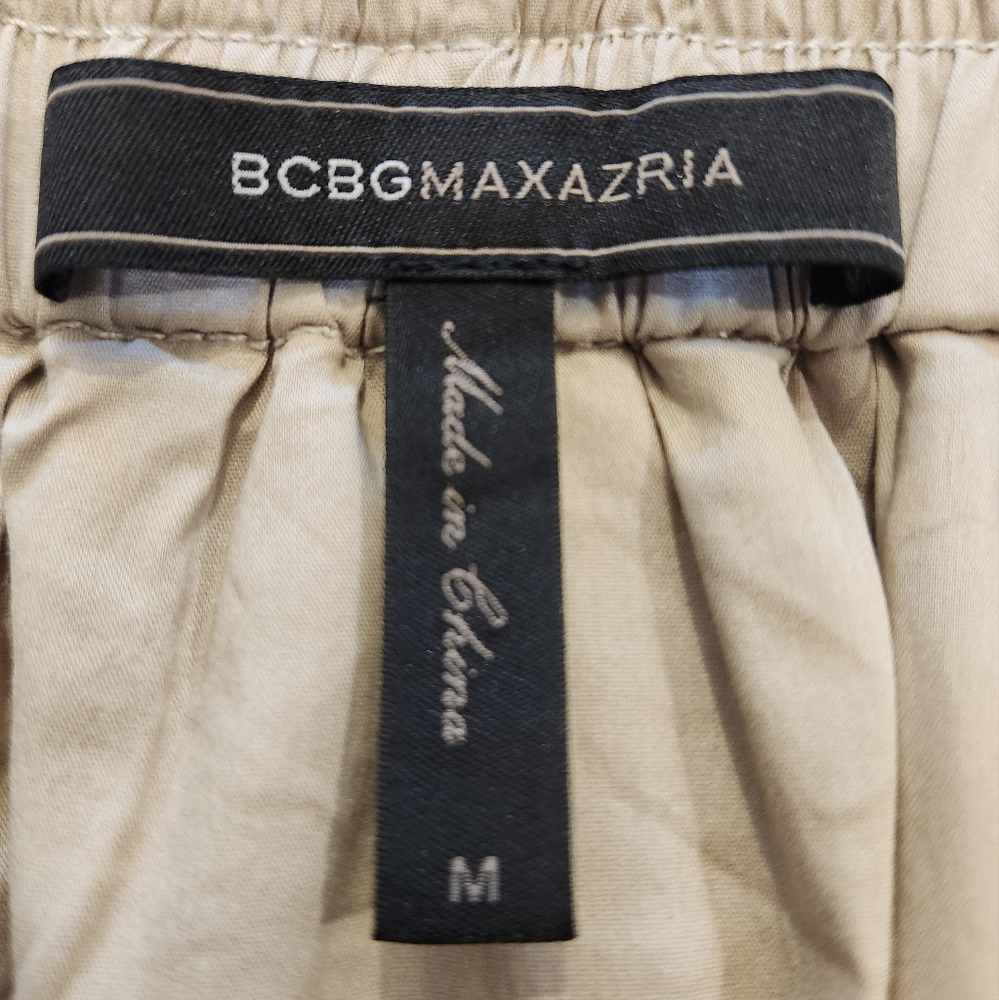 BCBGMaxAzria Tan Button-Front Pencil Skirt - Picture 4 of 4